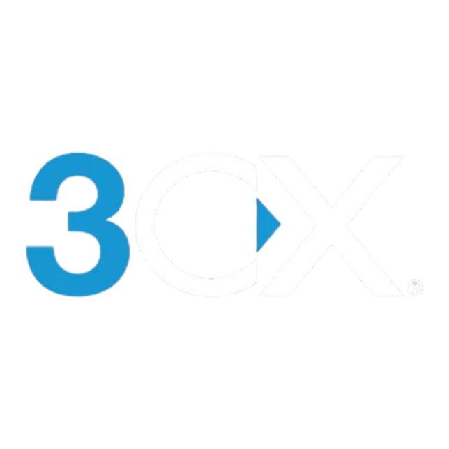 3CX business communication system logo for VoIP, telephony and team collaboration